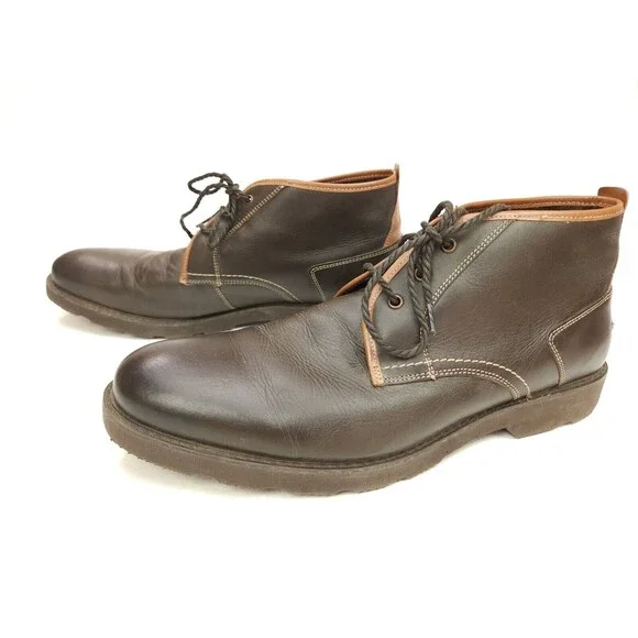 Florsheim Casey Chukka Boot Brown Leather F-Lites Size 12 D